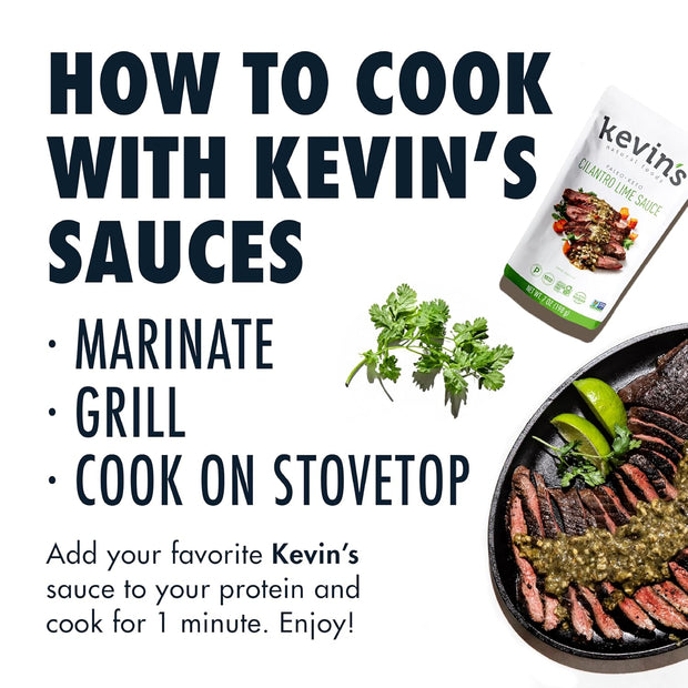 Kevin's Natural Foods Korean BBQ Sauce - Paleo Simmer Stir-Fry Sauce, Gluten Free, No Preservatives, Non-GMO - 3 Pack (Korean BBQ)