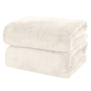 MOONQUEEN 2 Pack Premium Bath Towel Set - Quick Drying - Microfiber Coral Velvet Highly Absorbent Towels - Multipurpose Use as Bath Fitness, Bathroom, Shower, Sports, Yoga Towel (Grey)