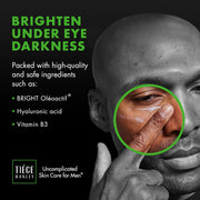 Tiege Hanley Eye Cream for Men | Reduces Dark Circles, Bags under Eyes, Puffiness & Crow’s Feet – Anti-Aging Under Eye Treatment, 0.5 oz