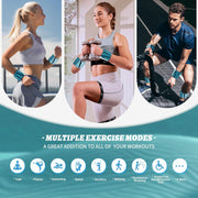 Wrist Weights for Women At Home Ankle Weights Set of 2 (1 lb /2 Lbs Each) Adjustable Weighted Wristbands Arm Leg Weights for Women Men Suitable for Walking Swimming Running Pilates Yoga Gym