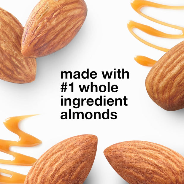 KIND ZERO Added Sugar Bars, Keto Snack, Caramel Almond and Sea Salt, Good Source of Fiber, Gluten Free, Low Sugar, 5g Protein, 30 Count