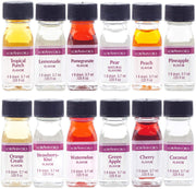 LorAnn SS Pack #2 of 12 Fruity & more Flavors in 1 dram bottles (.0125 fl oz - 3.7ml) bottles