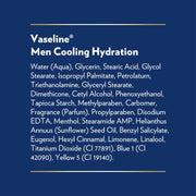 Vaseline Men Cooling Hydration 3-in-1 4 Pack for Dry Skin Face, Hands & Body Lotion for Men with Menthol & Ultra-Hydrating Lipids 20.3 oz