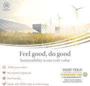 Threadmill 5-Star Hotel 500 Thread Count Best Bed Sheets, 100% Cotton Sheets Set for Queen Bed, Smoother Than Egyptian Cotton Claims, 4 Pc Set with Deep Pockets (Dark Grey)