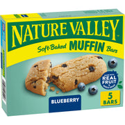 Nature Valley Soft Baked Muffin Bars, Blueberry, Snack Bars, 10 Bars, 12.4 oz