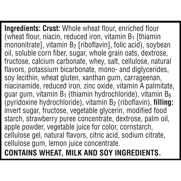 Nutri-Grain Bites Mini Breakfast Bars, Made with Real Fruit and Whole Grains, Kids Lunch Snacks, Strawberry, 32.5oz Case (5 Boxes)