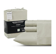 100% Egyptian Cotton Sheets King Size Sheets Set with Fully Elasticated Fitted Sheet & Pillowcase sets, 800 TC Hotel Collection Deep Pocket King Sheet Set, No Pill Soft Breathable Luxury White Bedding