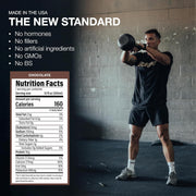 RAW Ready-to-Drink Protein Shake, Chocolate - RTD Protein Drinks with Grass-Fed Whey Protein Isolate for Post-Workout - Zero-Sugar & Gluten-Free Meal Replacement Drink & Breakfast Shake, 12 Fl Oz