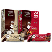 NuGo Dark Chocolate Pretzel and Sea Salt, 12g Protein Bar, Vegan, Gluten Free, Non-GMO, Kosher Pareve, 24 Count