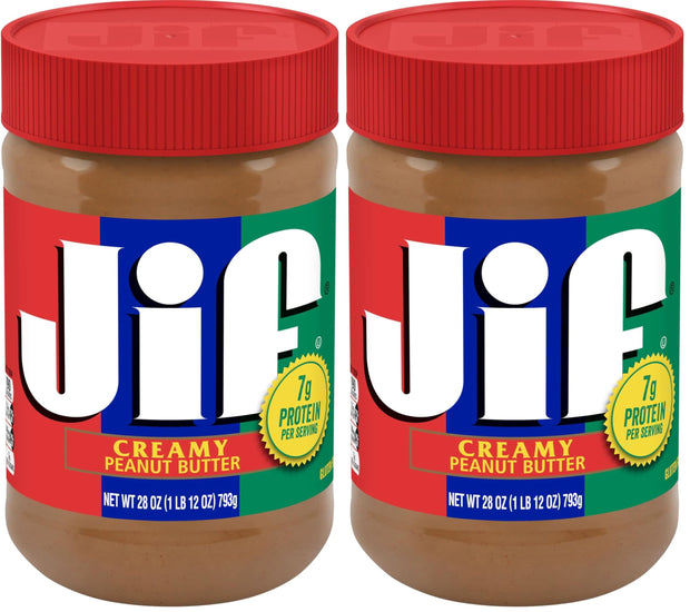 Jif Creamy Peanut Butter, 28 Ounces