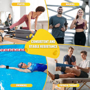 Wrist Ankle Weights Bangles 4lb/2lb for Women, Adjustable Silicone Pilates Weights Bracelet, Heavy Duty Fasteners Wearable Arm & Leg Weights for Yoga, Pilates, Barre, Walking and Gym (Set of 2)