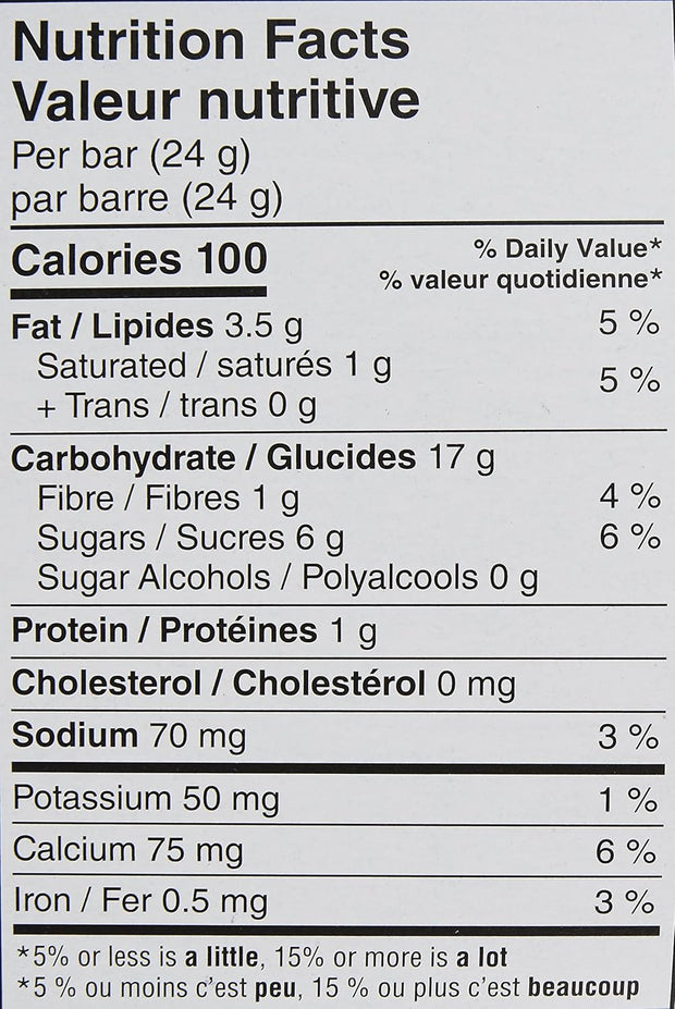 QUAKER CHEWY Chocolate Chip Granola Bars, 960g/33.9 oz., (40 Count) {Imported from Canada}