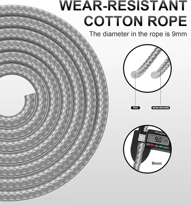 Jump Rope for Women Men, Fitness Jumprope for Women Workout, Adjustable Adult Exercise Skipping Rope