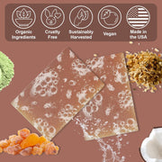 Ness Mens Soap Bar - Smoked OUD Scent - Natural Soap For Men - Mens Bar Soap With Organic Ingredients & Essential Oils - Moisturizing Bar Soap - Handmade In The USA, Cruelty Free, Vegan - 3 Pack