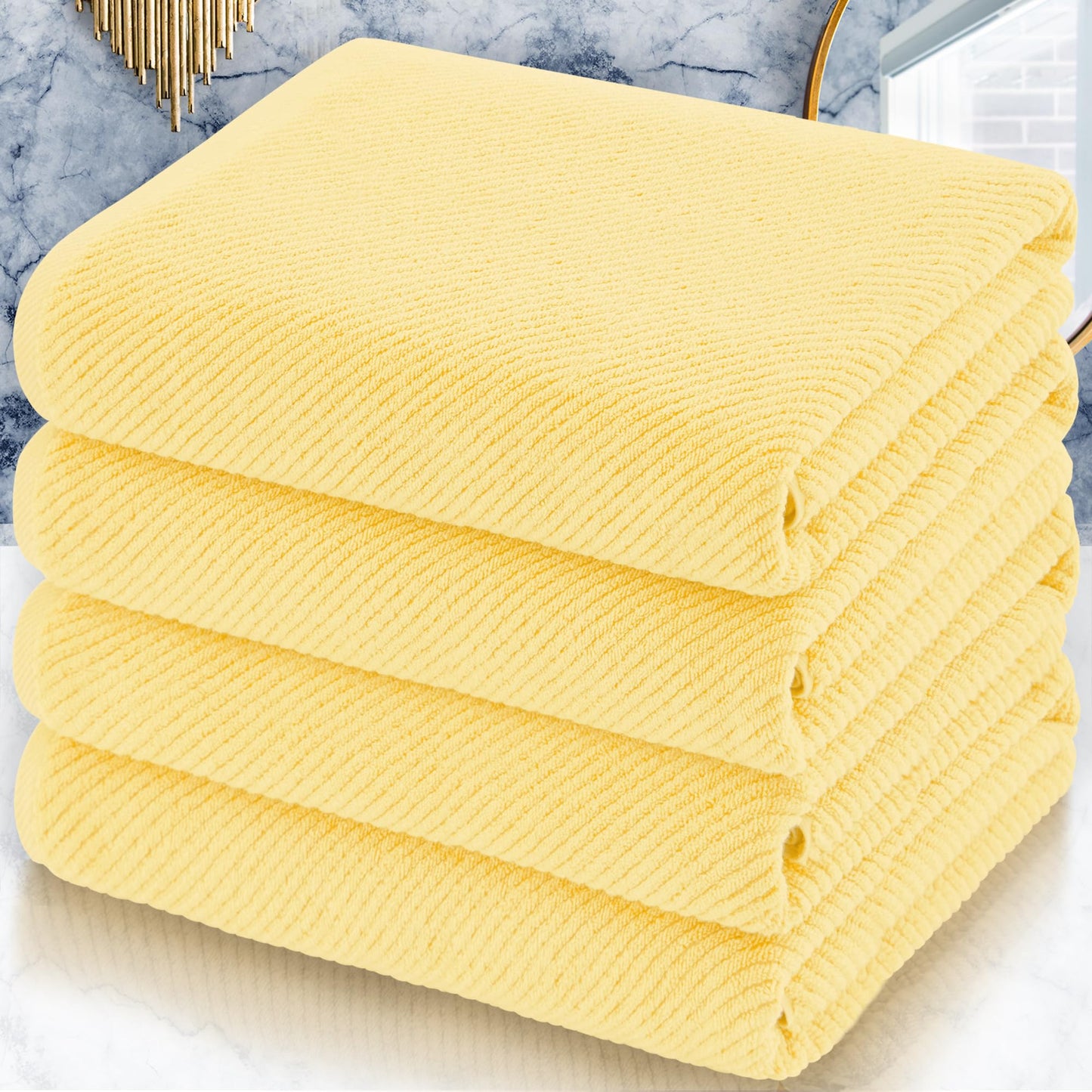 VOOVA & MOVAS Burgundy Towel Set - 100% Cotton | Lightweight | Soft | Quick Dry, 6 Piece Towel Set,2 Large Bath 30"x56", 2 Hand 18"x28", 2 Washcloths 13"x13", Towels Gift Set, Red Towels