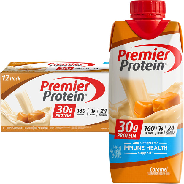 Premier Protein Protein Shake, Chocolate Peanut Butter, 30g Protein, 1g Sugar, 11 fl oz Pack of 12