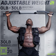 Weighted Vest Men 22lb/35lb Adjustable Weights with Ironsand for Walking Strength Training Running Workout