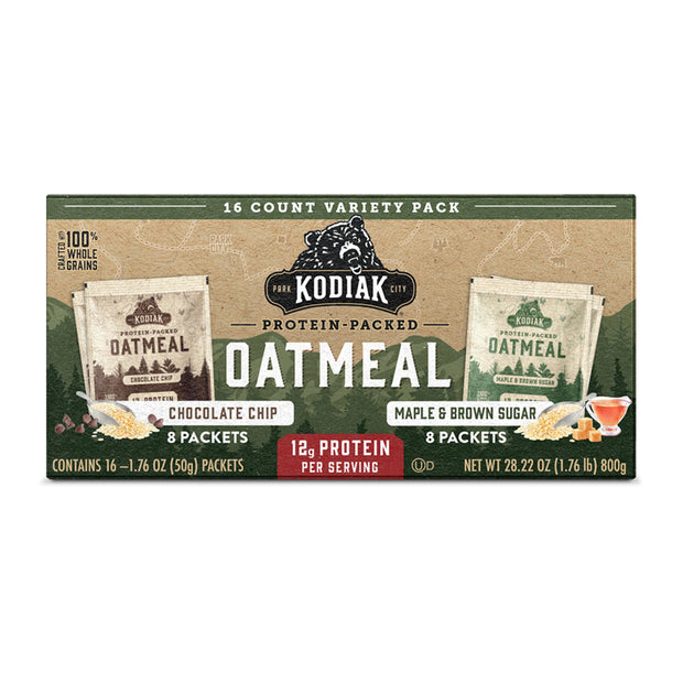 Kodiak Cakes Instant Oatmeal Packets - High Protein - 100% Whole Grains Breakfast Food - Chocolate Chip (36 Packets)