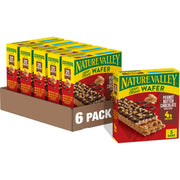 Nature Valley Crispy Creamy Wafer Bars, Peanut Butter Chocolate, 4g Protein, 10 Bars, 13 oz