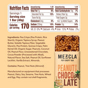 Mezcla Puff Crispy Protein Bars, Gluten Free & Vegan Protein Bars, 10g Protein, Alt for Crispy Rice Treat, Granola Bars & Breakfast Bars, Healthy Snacks for Adults, Peanut Butter Chocolate, 12 Pack