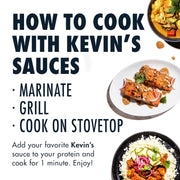 Kevin's Natural Foods Korean BBQ Sauce - Paleo Simmer Stir-Fry Sauce, Gluten Free, No Preservatives, Non-GMO - 3 Pack (Korean BBQ)