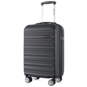 Luggage Set with Spinner Wheels and TSA Lock, 3 Pieces Expandable Hardside Suitcase for Travel, Hardshell Luggage Sets, 20", 24", 28", Black