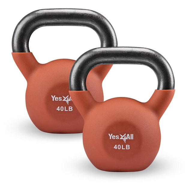 Yes4All Kettlebells 5lbs-65lbs & Kettlebell Sets Adjustable Weights, Kettlebell for Weight Training, Home Workout Equipment with Secure Grip for High Rep, Exercise Equipment
