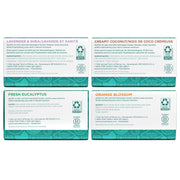 Tom's of Maine Bar Soap Variety Pack, Natural Bar Soap for Women and Men, Lavender & Shea, Fresh Eucalyptus, Creamy Coconut, Orange Blossom, 5 oz Bars (4-Pack)