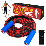 Weighted Jump Ropes with 360 Degree Rotation Handle.1 Inch 2.7LB/3LB Heavy Jump Rope for Men and Women,Jump Ropes for Fitness
