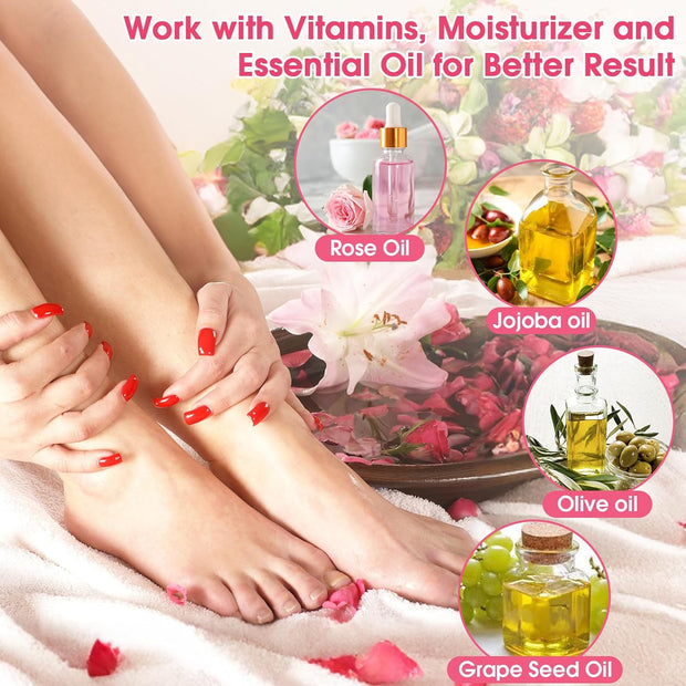 XANGNIER 6 Pairs Silicone Socks for Dry Cracked Feet Women,Moisturizing Foot Mask Exfoliating Silicone Socks,Foot Spa Gel Socks for Cracked Heels,Softening Rough Skin and After Pedicure Care