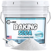 TradeGrade Pure Baking Soda Powder – 1 Gallon Bucket, Sodium Bicarbonate Powder | Premium Food-Grade for Baking, Bread, Cookies & More | Baking Soda for Cleaning, Natural Cleaner & Deodorizer (1 Gallon)