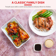 Soeos Teriyaki Marinade and Sauce, 16.9 Fl Oz (500 ml), Sweet and Savory Flavor, Perfect for Stir-Fry, Barbecue, Marinating, Versatile Sauce for Meat, Salmon, Noodle and Vegetable, Easy to Pour Out