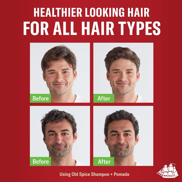 Old Spice Fiji 2-in-1 Shampoo and Conditioner Set for Men, Coconut & Tropical Wood Scent, Healthier, Fuller, More Moisturized Looking Hair, 21.9 Fl Oz Each, Twin Pack