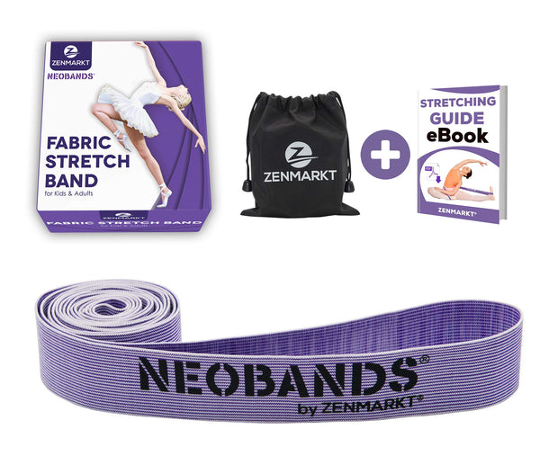 Zenmarkt Ballet Stretch Bands for Flexibility and Strength - Stretch Bands Ideal to Have as Dance Equipment in Every Competition - Suitable for Gymnastics, Cheerleading, and Pilates Training