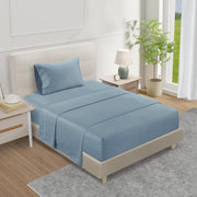 100% Egyptian Cotton Sheets King Size Sheets Set with Fully Elasticated Fitted Sheet & Pillowcase sets, 800 TC Hotel Collection Deep Pocket King Sheet Set, No Pill Soft Breathable Luxury White Bedding