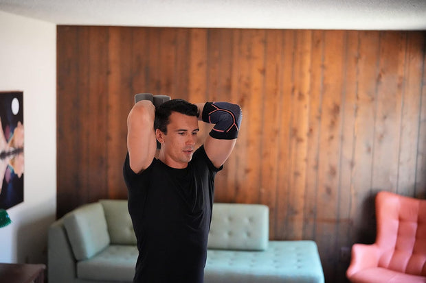 Kunto Fitness Elbow Brace Compression Support Sleeve (Shipped From USA) for Tendonitis, Tennis Elbow, Golf Elbow Treatment - Reduce Joint Pain During Any Activity!