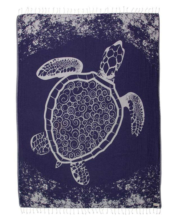 Sand Cloud Turkish Beach Towel - Sand Free - 100% Organic Turkish Cotton Yarn - Quick Dry Towel for Beach, Picnic, Blanket or Bath Towel - As Seen on Shark Tank - Marine Life (Whale Shark)