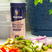 Morton All-Natural Himalayan Pink Salt, Coarse, (17.6 oz), 2-Pack, Perfect for Cooking & Finishing
