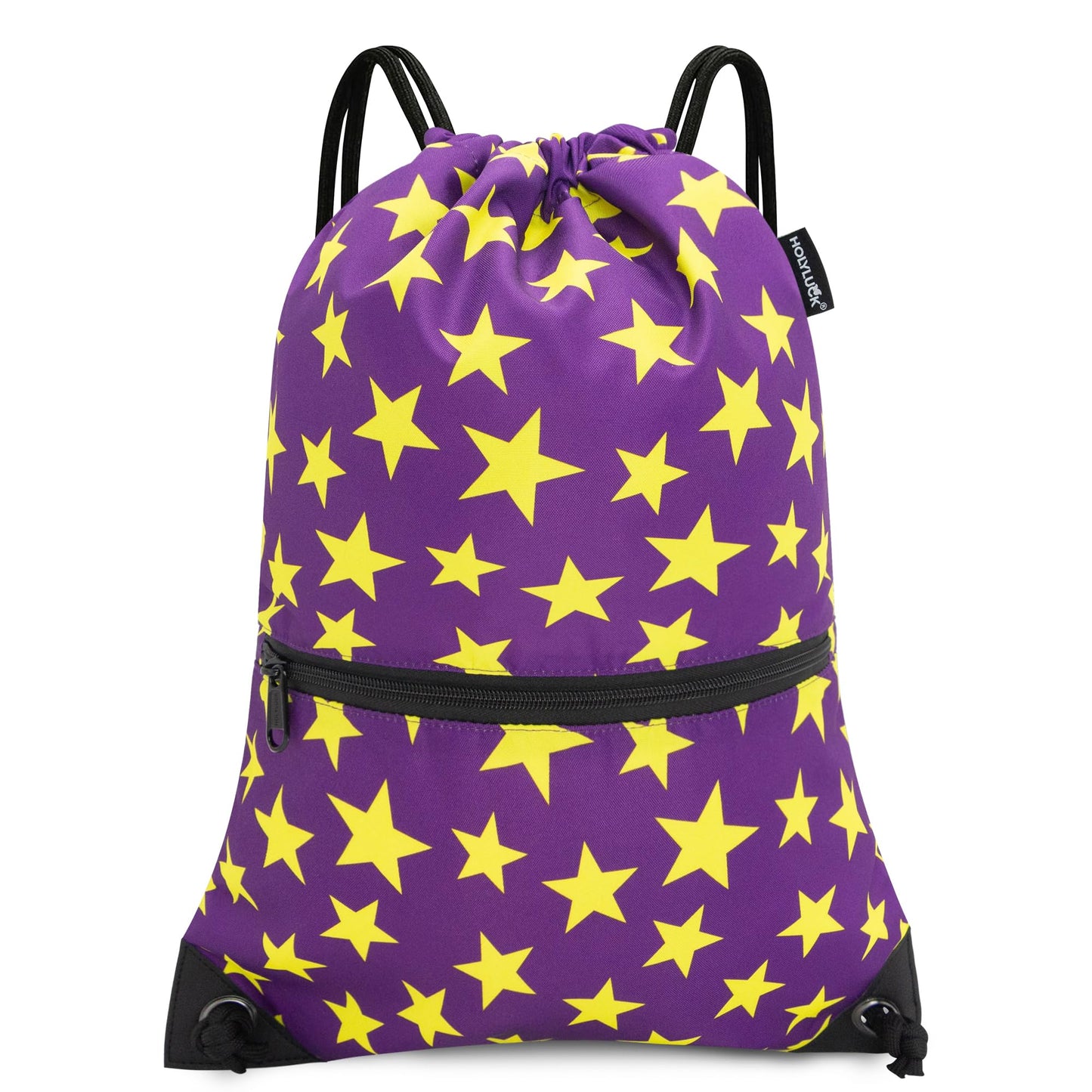 HOLYLUCK Drawstring Backpack Bag Sport Gym Sackpack