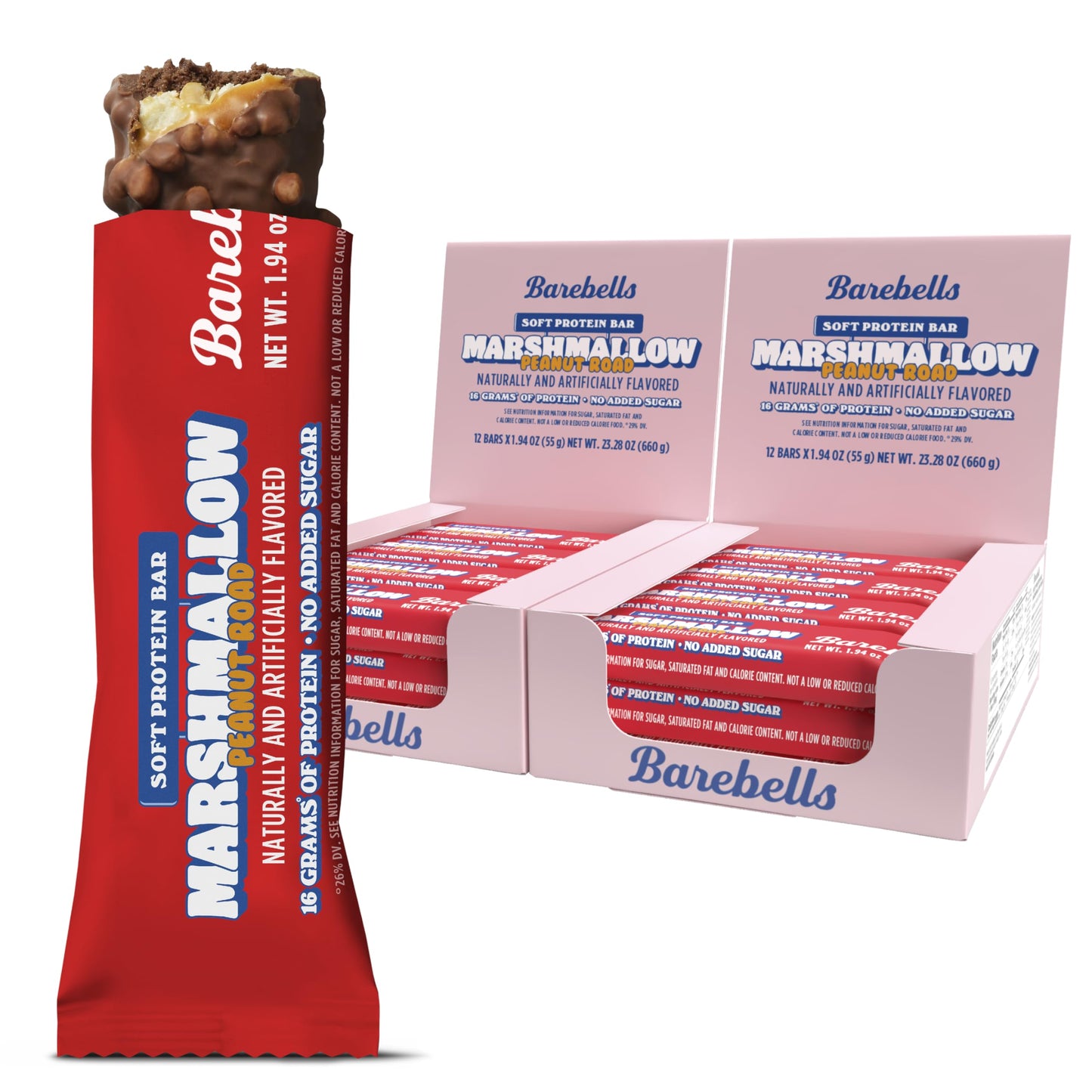 Barebells Protein Bars Variety Pack - 12 Count, 1.9oz Bars - Protein Snacks with 20g of High Protein - Chocolate Protein Bar with 1g of Total Sugars - Perfect on The Go Protein Snack & Breakfast Bars