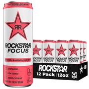 Rockstar Focus, Lemon Lime, 12 Fl Oz Cans (Pack of 12)