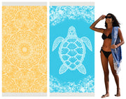 Thin Turkish Beach Towel Quick Dry Absorbent Cotton Lightweight Bath Pool Towels Extra Large Oversized Sand Free Beach Stuff Cloud Adults Gift