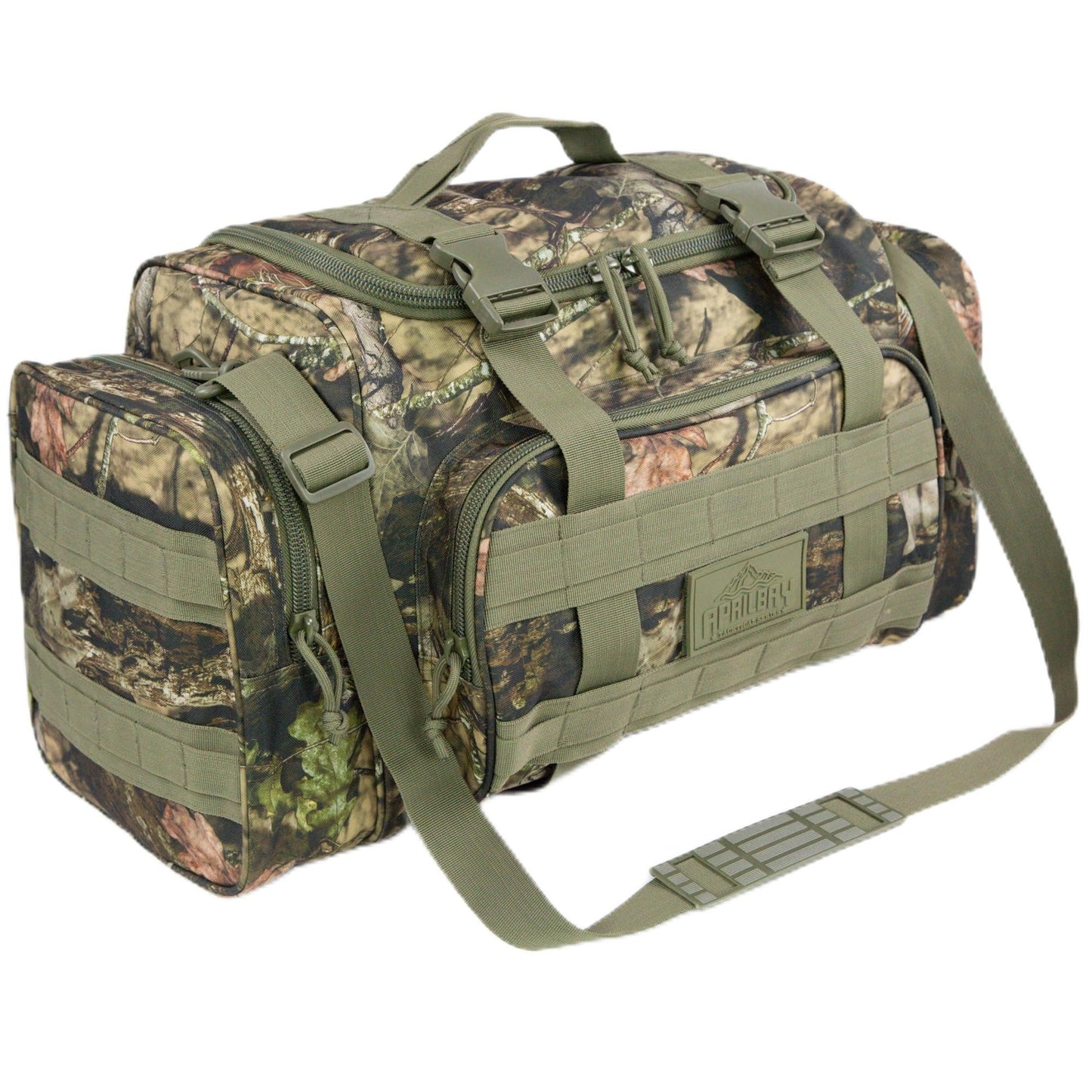 Duffel Bag – Heavy Duty Tactical Gym Bag for Men, Splashwater-Proof Weekender Travel Bag for Basketball, Football, Soccer, Hiking, and Hunting (Black)