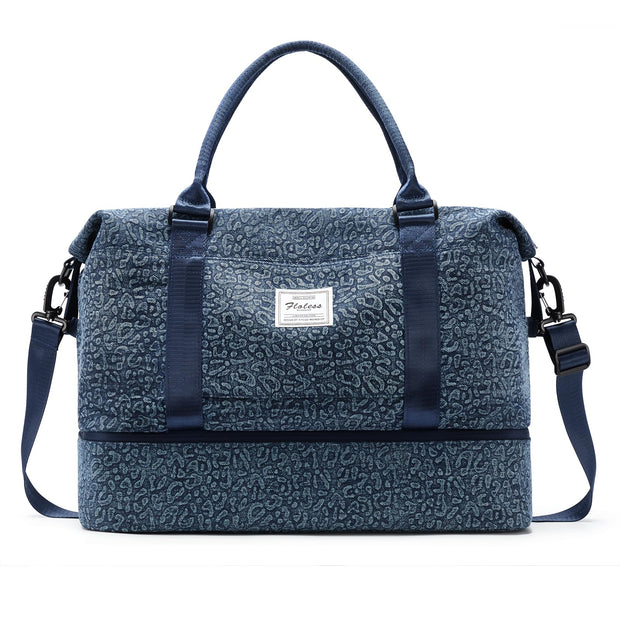 Travel Duffel Bag,Sports Tote Gym Bag,Shoulder Weekender Overnight Bag for Women