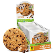Lenny & Larry's The Complete Cookie, Chocolate Chip, Soft Baked, 16g Plant Protein, Vegan, Non-GMO, 4 Ounce Cookie (Pack of 12)