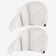 Luxury Japanese Cotton Waffle Bath Towel | Plush, Absorbent, and Quick Dry (Coral Orange, Hand Towel, 32" x 16")