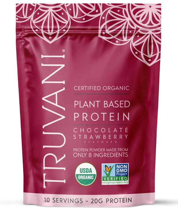 Truvani Vegan Pea Protein Powder | Vanilla | 20g Organic Plant Based Protein | 18 Servings | Keto | Gluten & Dairy Free | Low Carb | No Added Sugar