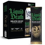 Liquid Death Electrolyte Death Dust, Severed Lime, Mango Chainsaw & Convicted Melon (12-Pack)