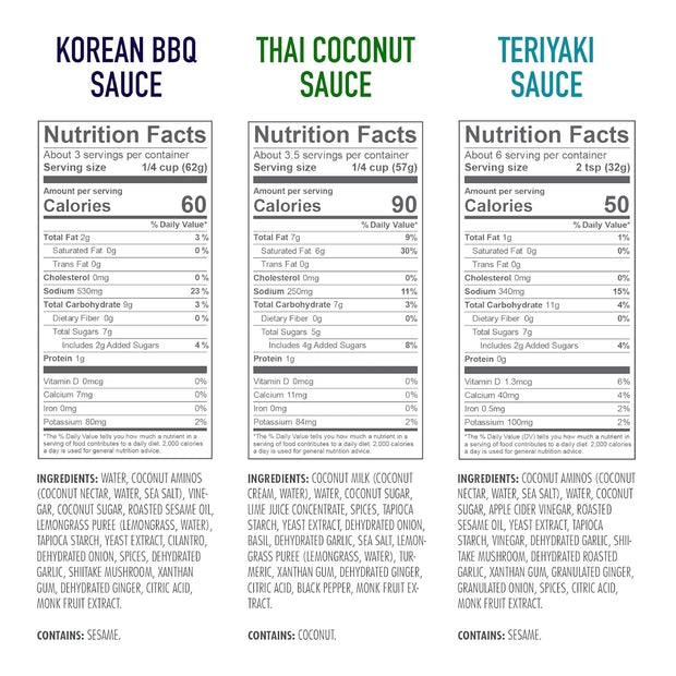 Kevin's Natural Foods Korean BBQ Sauce - Paleo Simmer Stir-Fry Sauce, Gluten Free, No Preservatives, Non-GMO - 3 Pack (Korean BBQ)