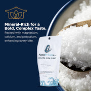 Santa Prisca & Co. Premium Colima Sea Salt – Hand-Harvested, Unrefined Mexican Sea Salt Crystals | Gourmet Finishing Salt for Cooking, Grilling & Everyday Use | Mineral-Rich, Small Batch, 8 oz